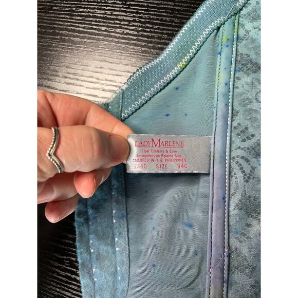 Vintage Custom Dyed Lady Marlene Corset - Picture 6 of 11